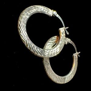 Silver Hoop Earrings